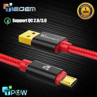 TIEGEM Micro USB Charging Cables