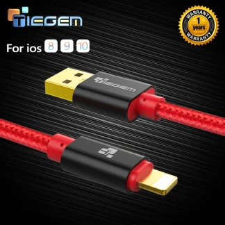 TIEGEM USB Charging Cables for Lightning Dock interface