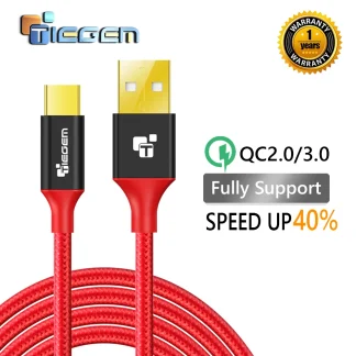 TIEGEM USB Type-C Charging Cables