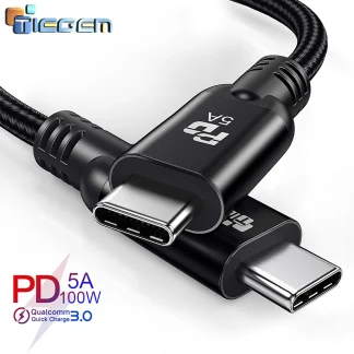 TIEGEM PD USB C To USB Type-C Charging Cable
