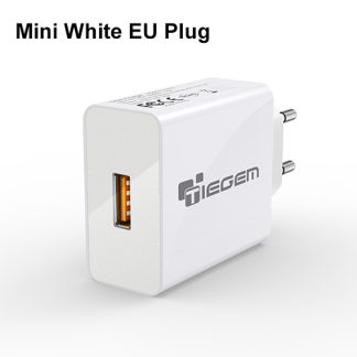 TIEGEM USB Power Adapter Wall Charger Europe Plug