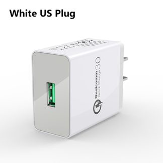 TIEGEM QC3.0 USB Power Adapter Wall Charger US/EU Plug
