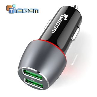 TIEGEM Dual USB Car Charger Adapter 3.0